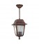 OUTDOOR PENDANT LIGHT BERGAMO-H E27 BLACK IP44 PLASTIC 160x160x460mm ANTIQUE 3241910 VITO