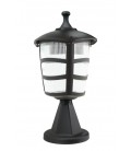 OUTDOOR GARDEN LIGHT BARI-34 E27 BLACK IP44  PLASTIC Φ180x340mm BLACK 3241960 VITO