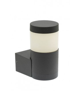 OUTDOOR WALL LIGHT PATIO-1D 6W 300Lm 4000K (NATURAL WHITE) IP54 Φ60x115mm ANTHRACITE 3230270 VITO