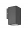 OUTDOOR WALL LIGHT ADRIA SQ1 GU10 76x148x99mm IP54 PLASTIC ANTHRACITE 3230590 VITO
