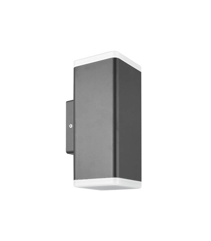 LED OUTDOOR WALL LIGHT ADRIA SQL2 8W 480Lm 4000K (NATURAL WHITE) IP54 76x200x99mm UP & DOWN ANTHRACITE 3230580 VITO