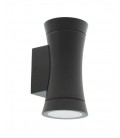 OUTDOOR WALL LIGHT MULIER 2D GU10 UP & DOWN Φ70x148x87mm IP44  BLACK 3230300 VITO
