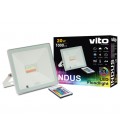 LED FLOODLIGHT INDUS 50W 2500Lm RGB+W DIMMABLE IP65 WHITE 3022440 VITO