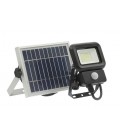 SOLAR LED FLOODLIGHT SOLIS 10W 700Lm 6000K (COOL WHITE) 3,7V 2200mAh IP65 BLACK