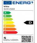 LED GARDEN FIXTURE MANTUS 5W 555Lm 4000K (NATURAL WHITE) IP65 78x85x230mm BLACK 3241560 VITO