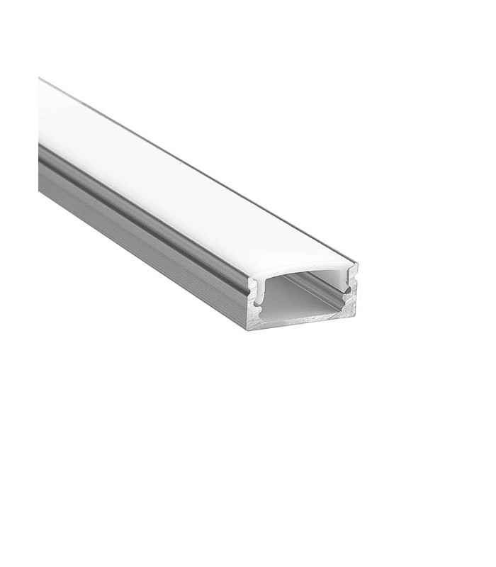 ALUMINIUM PROFILE PROFLEX-S F01 SURFACE MOUNTED 17X6MM WATERPRROF IP20 2m 9930010 VITO