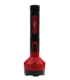 RECHARGEABLE TORCH LAMPAS-13  5W+2W 445Lm 6000K (COOL WHITE) BLACK & RED  5000470 VITO