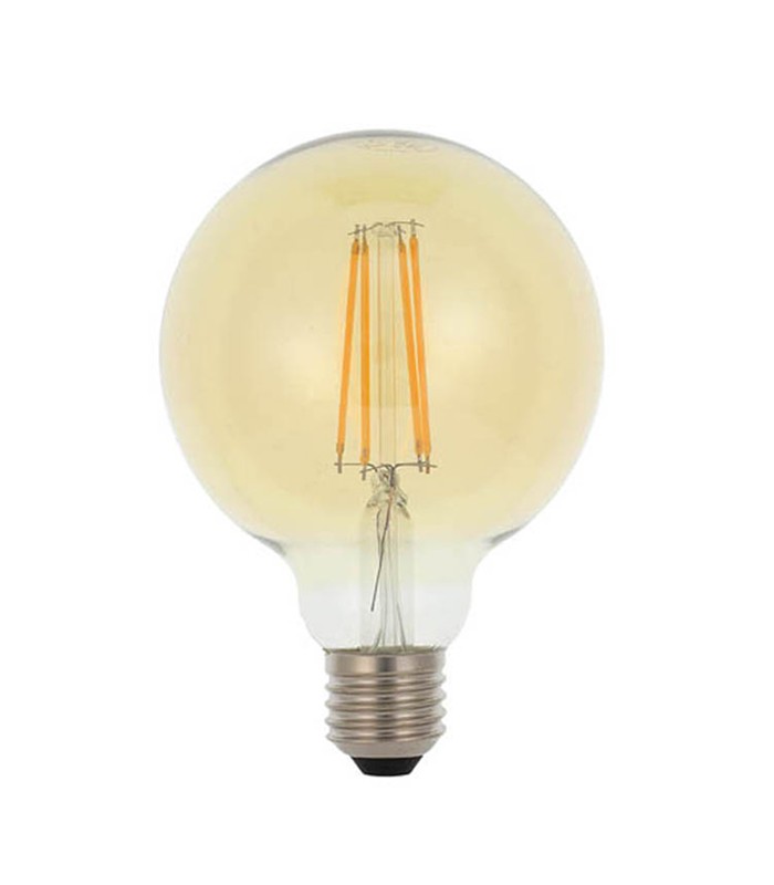 LED FILAMENT BULB LEDISONE-RETRO GLOBE G95 8W 880Lm E27 2500K 
