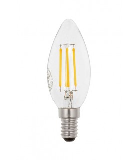 LED FILAMENT BULB LEDISONE-2-CLEAR C35 4W 520Lm E14 2700K (WARM WHITE) 1514460 VITO