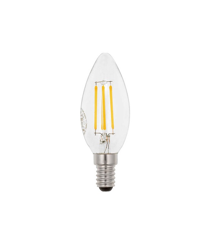LED FILAMENT BULB LEDISONE-2-CLEAR C35 E14 6W 666Lm DIMMABLE 4000K (NATURAL WHITE) 1518350 VITO