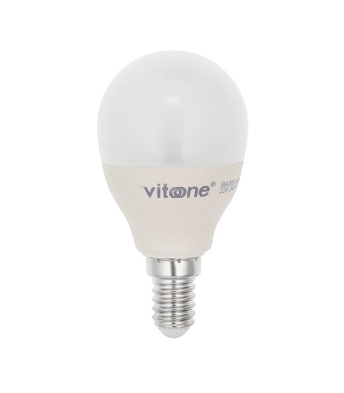 LED BULB BASIS MINI GLOBE G45 E14 5W 416Lm 6400K (COOL WHITE) 1518880 VITO