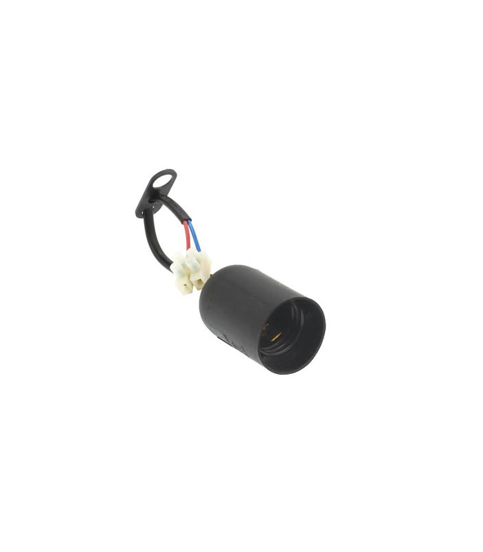 E27 PENDANT WITH LAMPHOLDER, ROSETE, CABLE & TERMINAL BLACK 7300080 VITO