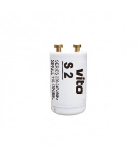 S2 STARTER 4-22W FOR FLUORESCENT TUBES 6400020 VITO