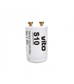 S10 STARTER 4-65W FOR FLUORESCENT TUBES 6400010 VITO