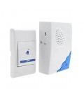 WIRELESS DOORBELL WITH BATTERIES WHITE BELLA-1 5800050 VITO