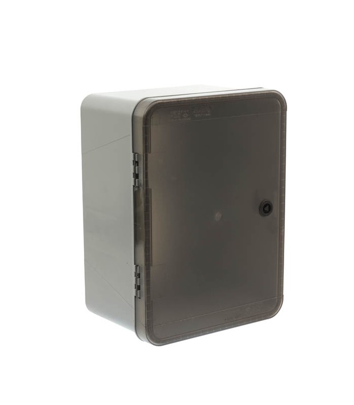 ABS DISTRIBUTION BOX WITH SEMI TRANSPARENT DOOR 220x300x150mm ISI-454002233302233 VITO