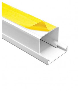 CABLE TRUNK PVC 2m 40x40m WITH ADHESIVE WHITE  8000280 VITO