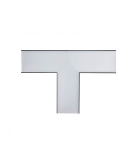 T SHAPE CONNECTOR 90o FOR LINEAR LIGHTINGS PROFILED SL1 250x250x53mm 9W 6500K (COOL WHITE) TETRIS 2  BLACK 9910570 VITO