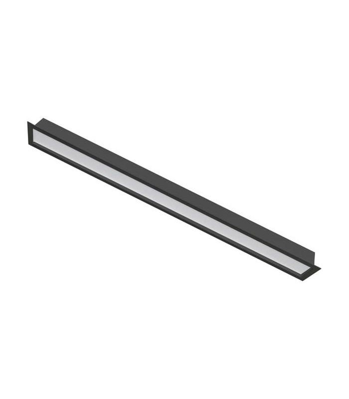 LED RECESSED LINEAR FIXTURE RECESSED MOUNTED PROFILED-RL1 65x45x1200mm 42W 3000K (WARM WHITE) 4200Lm BLACK 2425020 VITO