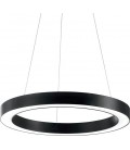 LED LINEAR FIXTURE RING SURFACE MOUNTED OR PENDANT PROFILED-PC Φ600x80x80mm 46W 3000K (WARM WHITE) 5980Lm BLACK 2423910 VITO