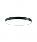 LED LINEAR FIXTURE DISC SURFACE MOUNTED OR PENDANT PROFILED-PR Φ600x80mm 50W 4000K (NATURAL WHITE)  8040Lm BLACK 2423650 VITO