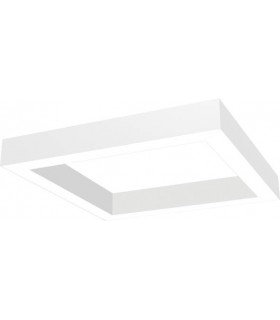 LED LINEAR FIXTURE SQUARE SURFACE MOUNTED OR PENDANT PROFILED-PS 900x900x80mm 80W 3000K (WARM WHITE) 9360Lm WHITE 2423310 VITO