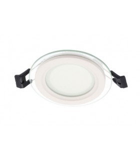 LED ROUND PANEL DOWNLIGHT RECESSED MOUNTED WITH GLASS LENA-RG Φ100x40mm 6W 600Lm 6000K (COOL WHITE) 2023420 VITO