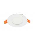 LED ROUND PANEL SLIM RECESSED LENA-RX Φ85x20mm 3W 285Lm 4000K (NATURAL WHITE) WHITE 2023890 VITO