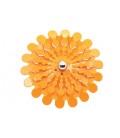 LED SPOT LIGHT FIXTURE RECESSSED MOUNTED FORMATO F4 FLOWER 3W 240Lm 4200K (NATURAL WHITE) Φ125x65mm ORANGE 2012440 VITO