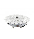 LED SPOT LIGHT FIXTURE RECESSSED MOUNTED FORMATO F4 FLOWER 3W 240Lm 4200K (NATURAL WHITE) Φ125x65mm WHITE 2012420 VITO