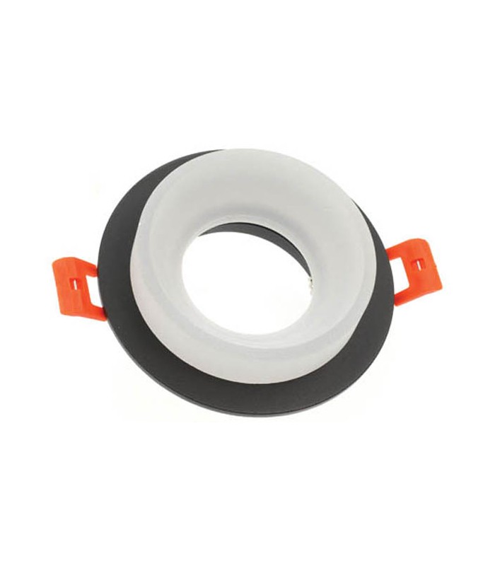 SPOT LIGHT FIXTURE RECESSSED MOUNTED DONNA 11 ROUND GU10 Φ98x70mm BLACK  2012780 VITO
