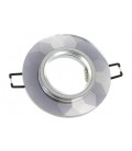 SPOT LIGHT FIXTURE RECESSED MOUNTED PALACE-01 ROUND CHROME GU5.3 MR16  2012100 VITO
