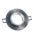 SPOT LIGHT FIXTURE RECESSED MOUNTED PALACE-01 ROUND BLACK GU5.3 MR16  2012110 VITO