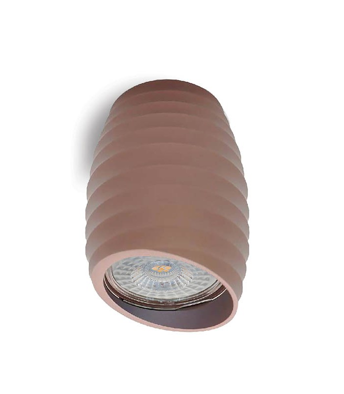 SPOT LIGHT FIXTURE SURFACE MOUNTED DONNA C GU10 Φ70x115mm BROWN 2012710 VITO