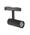 LED MAGNETIC TRACK LIGHT MAGNA-S1 30W 2400Lm 3000K (WARM WHITE) 24⁰ Φ70x160mm 48V BLACK 2102160 VITO