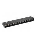 LED MAGNETIC TRACK LIGHT LINEAR MAGNA-S2 18W 1476Lm 4000K (NATURAL WHITE) 36⁰ 330x22x25mm 48V BLACK 2102110 VITO