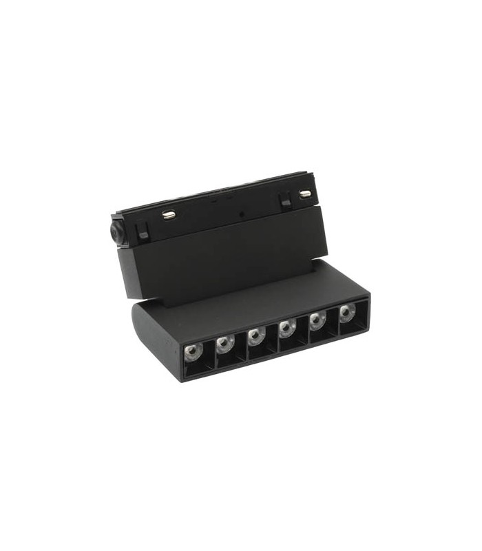 LED MAGNETIC TRACK LIGHT ROTATEABLE MAGNA-S3 12W 960Lm 3000K (WARM WHITE) 36⁰ 220x22x110mm 48V BLACK 2102200 VITO