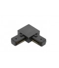 CORNER CONNECTOR FOR TRACK LINE MONOPHASE APT1 BLACK 90o  9902580 VITO