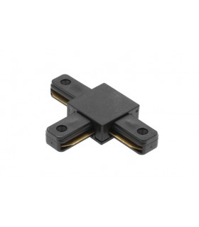 T TYPE CONNECTOR FOR TRACK LINE MONOPHASE APT1 BLACK  9902600 VITO