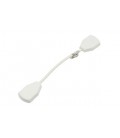 FLEXIBLE CONNECTOR FOR TRACK LINE MONOPHASE APT1 WHITE  9902650 VITO