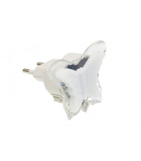 NIGHT LAMP BUTTERFLY 3xRLED 6400K (ΨΥΧΡΟ ΦΩΣ) 5200420 VITO