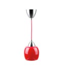 PENDANT LIGHTING FIXTURE PERA-S 1xE27 MADE OF GLASS RED 4101350 VITO