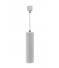 TRACK LIGHT GU10 MONOPHASE PENDANT WHITE LUMO P Φ55x200mm