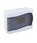 FUSE BOX RECESSED MOUNTED 1 LINE 9 GANG WITH SEMI TRANSPARENT DOOR HALOGEN FREE IP40 ISI-140000009102015 VITO