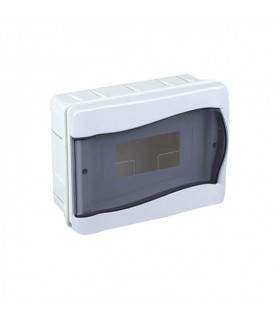FUSE BOX RECESSED MOUNTED 1 LINE 12 GANG WITH SEMI TRANSPARENT DOOR HALOGEN FREE IP40 ISI-140000012102017 VITO