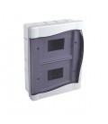 FUSE BOX RECESSED MOUNTED 2 LINES 24 GANG WITH SEMI TRANSPARENT DOOR HALOGEN FREE IP40 ISI-140000024102021 VITO