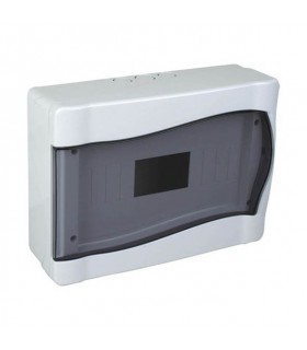 FUSE BOX SURFACE MOUNTED 1 LINE 12 GANG WITH SEMI TRANSPARENT DOOR HALOGEN FREE IP40 ISI-240000012102018 VITO