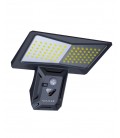 SOLAR LED FLOODLIGHT SOLIGHT P 4W 550Lm 6400K (COOL WHITE) WITH PHOTO & PIR SENSOR 18650 3,7V 1800mAh IP44 BLACK 3210150 VITO