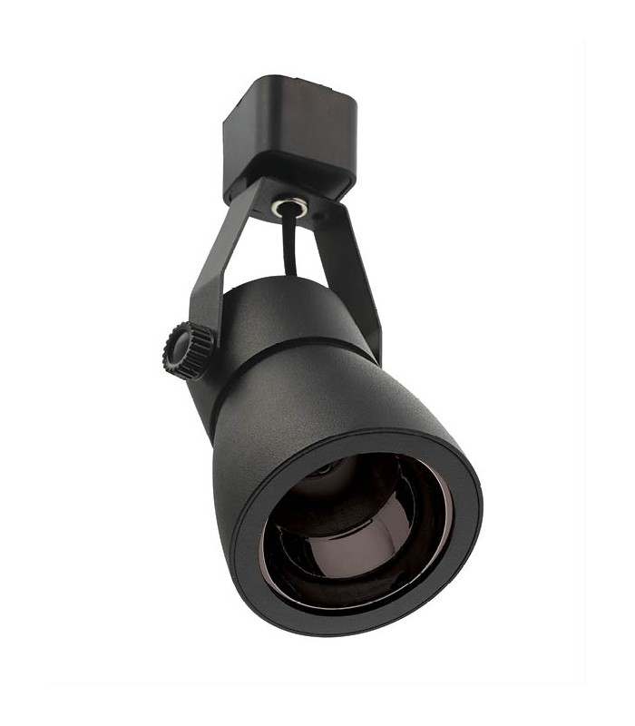TRACK LIGHT GU10 MONOPHASE BLACK LUMO S Φ75x95mm