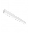 LED LINEAR FIXTURE SURFACE MOUNTED & PENDING LINETA-40 4000K WHITE 40W 4400LM 52x82x1200mm 2429790 VITO